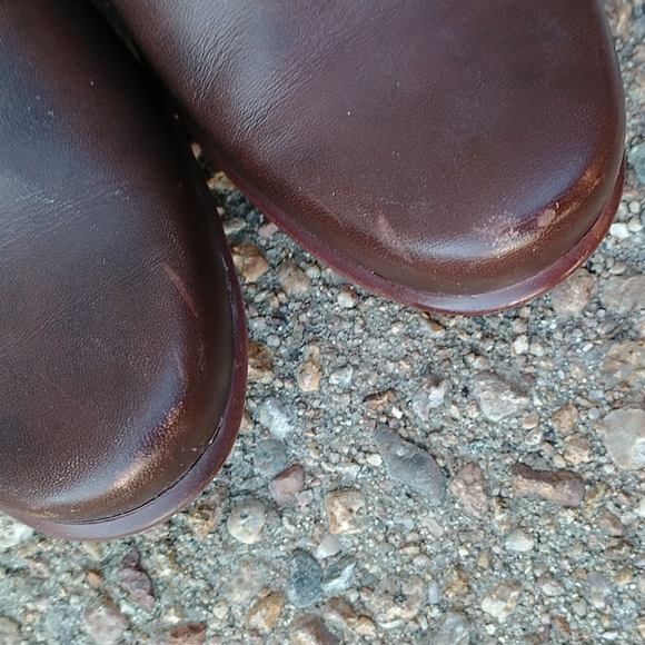 Naot brown leather Mary Jane strap heeled shoes women's 6 - Picture 4 of 10